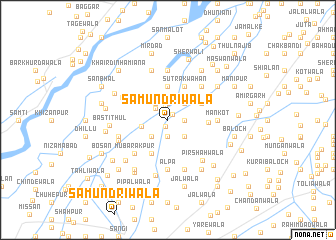 map of Samundrīwāla