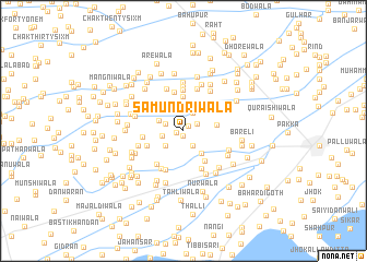 map of Samundriwāla