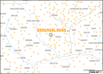 map of Sāmunwāla Kas