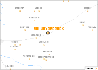 map of Samunya-Parmak