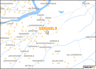 map of Sāmuwāla