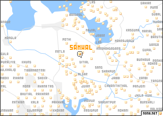 map of Samwāl