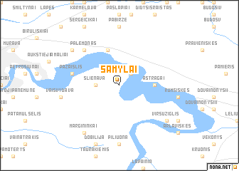map of Samylai