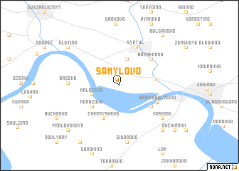 map of Samylovo