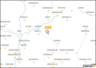 map of Sam