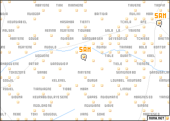 map of Sam