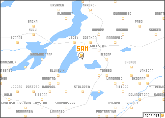 map of Säm