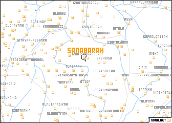 map of Sanābārah