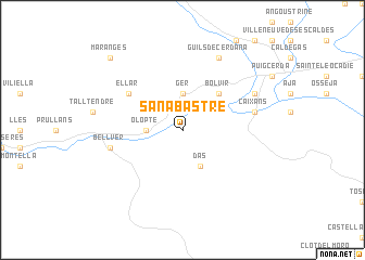 map of Sanabastre