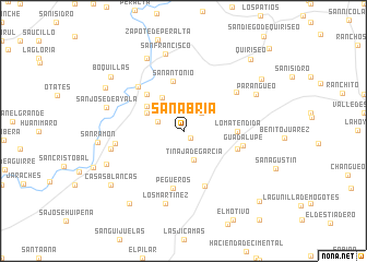 map of Sanabria