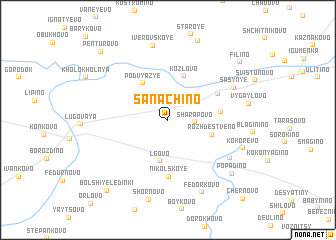 map of Sanachino