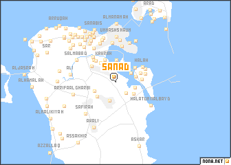 map of Sanad