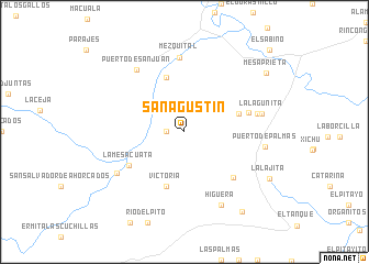 map of San Agustín