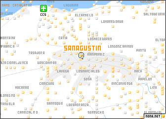 map of San Agustín