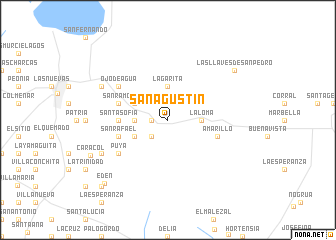 map of San Agustín