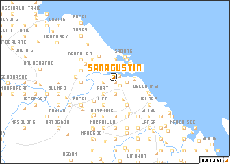 map of San Agustin