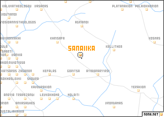 map of Sanaíika