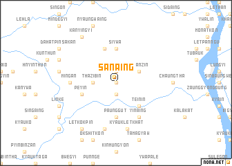 map of Sanaing