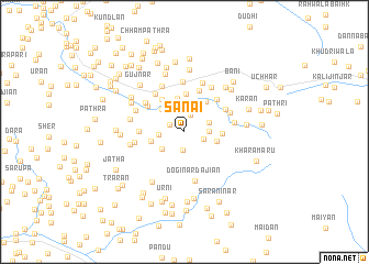 map of Sanai