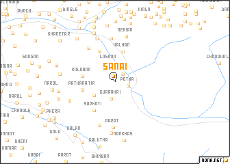 map of Sanai