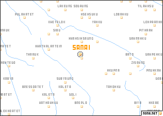 map of Sanai