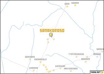 map of Sanakoroso