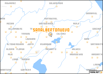 map of San Alberto Nuevo
