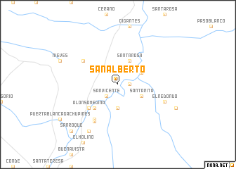 map of San Alberto