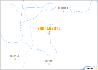 map of San Alberto