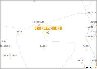 map of San Alejandro