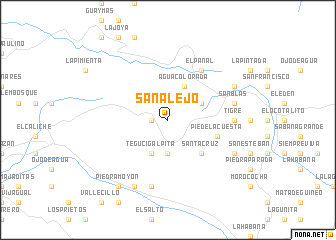 map of San Alejo