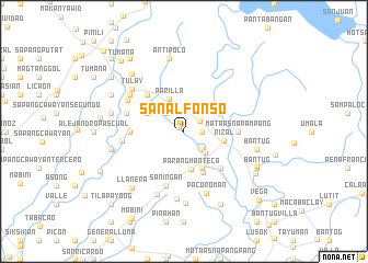 map of San Alfonso