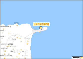 map of San Amaro