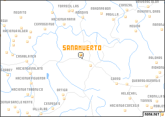 map of Sana Muerto