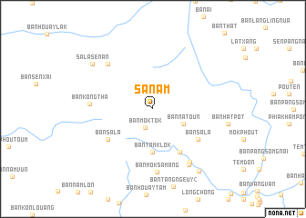 map of Sanam