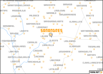 map of San Andrés