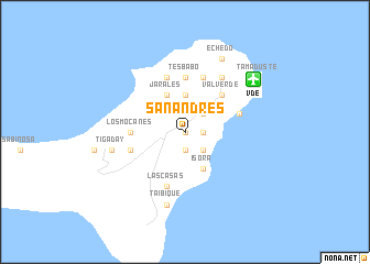 map of San Andrés