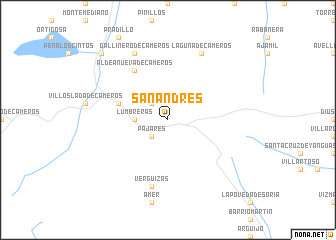 map of San Andrés