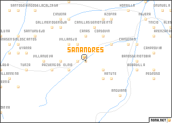 map of San Andrés