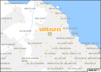 map of San Andrés