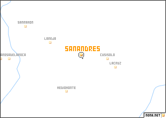 map of San Andrés