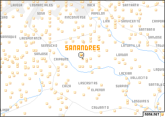 map of San Andrés