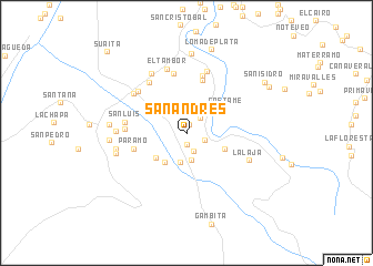 map of San Andrés