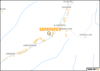 map of San Andrés