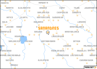 map of San Andrés