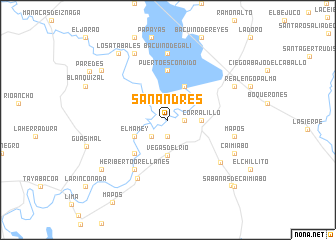 map of San Andrés