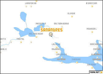 map of San Andrés