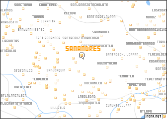 map of San Andrés