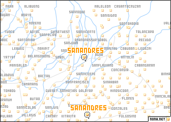 map of San Andres