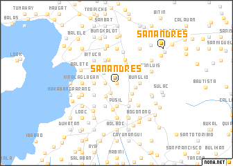map of San Andres